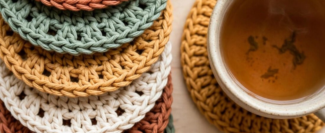 Easy Crochet Coaster Pattern for Beginners