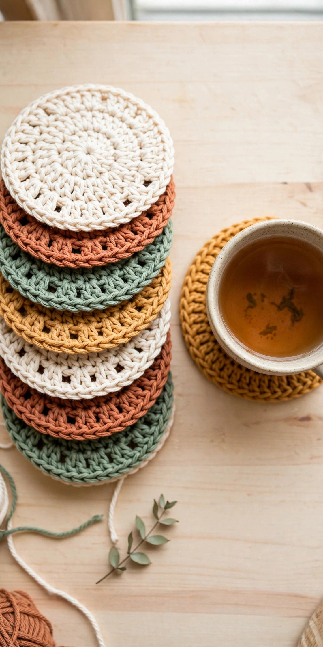 Easy Crochet Coaster Pattern for Beginners
