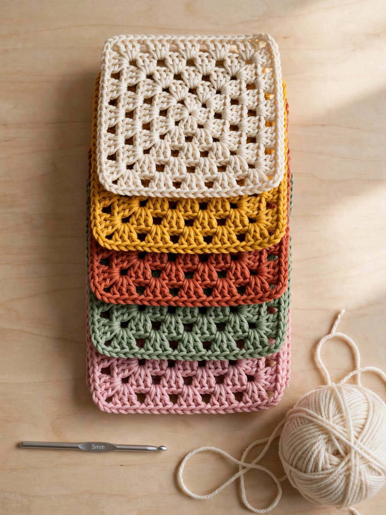 Easy Crochet Granny Square Pattern for Beginners